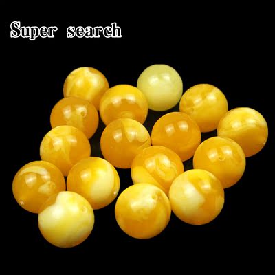 二代蜜蜡散珠子配件饰品