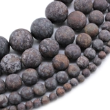 Матовые натуральные кофейные бусины, ожерелье ручной работы, серьги, аксессуар, со снежинками