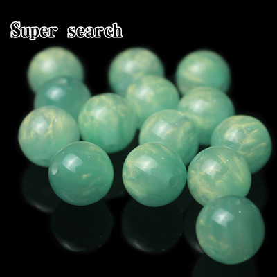 树脂diy手工串珠绿青色