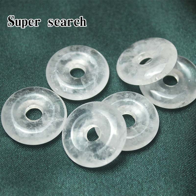 白水晶diy串珠吊坠促销让利