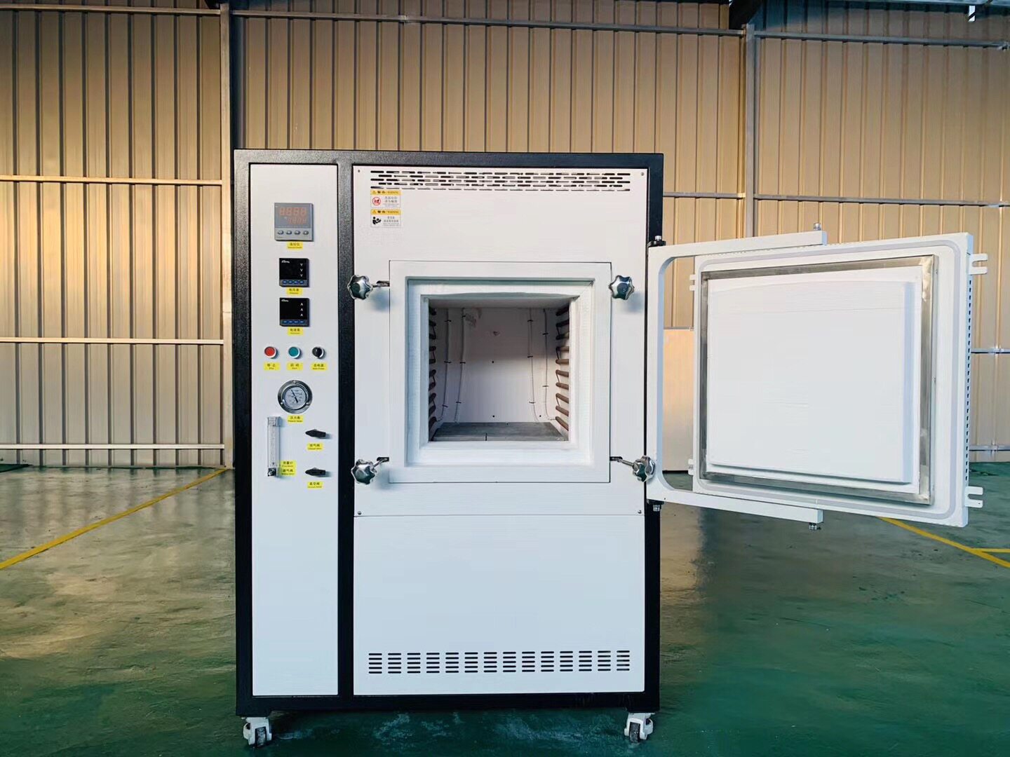 1700度实验室保护气氛真空管式炉管式钛合金气氛炉