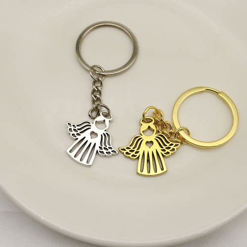 天使爱心钥匙扣包包汽车挂件礼品