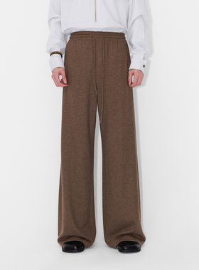 UNICA HOMME/随性气场_精纺羊毛空气直筒裤透气舒适