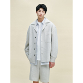 HOMME 男士 进口休闲翻领衬衫 夹克 UNICA 套装 式 休闲裤 外套