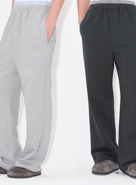 UNICA HOMME/Sagging风松弛感双腰头造型卫裤棉质休闲裤