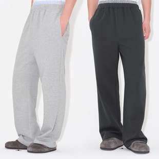 棉质休闲裤 Sagging风松弛感双腰头造型卫裤 HOMME UNICA