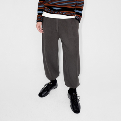 UNICAHOMME羊毛针织束脚裤