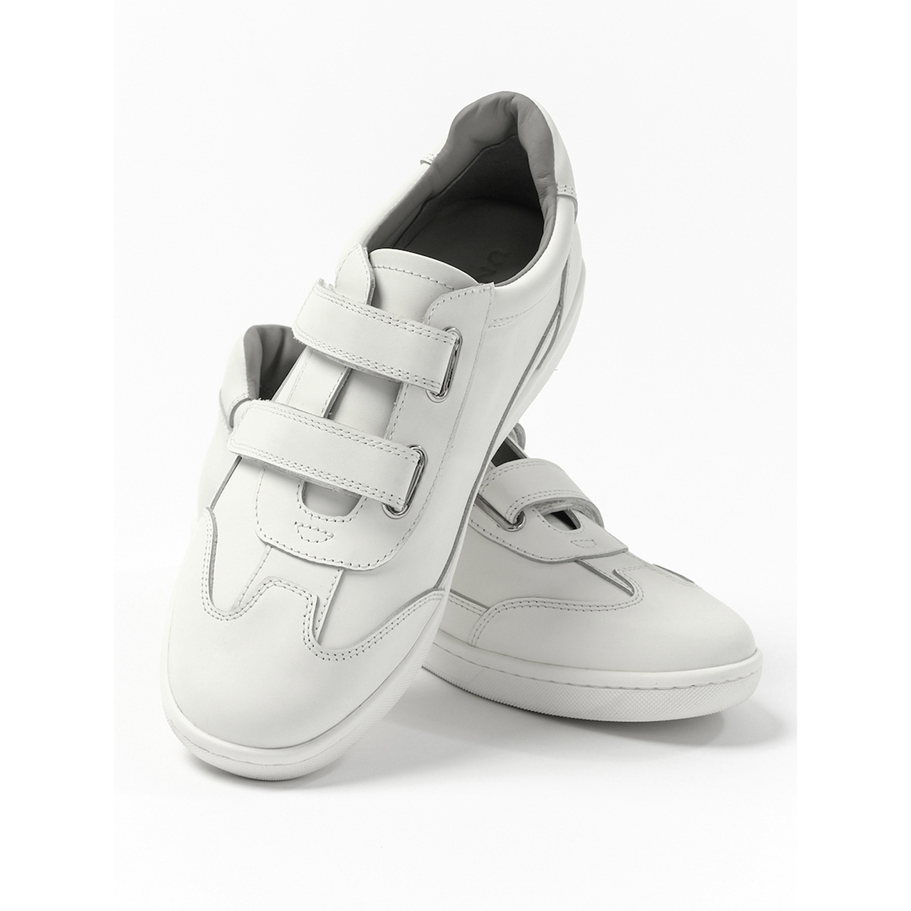 UNICAHOMME牛皮魔术贴小白鞋