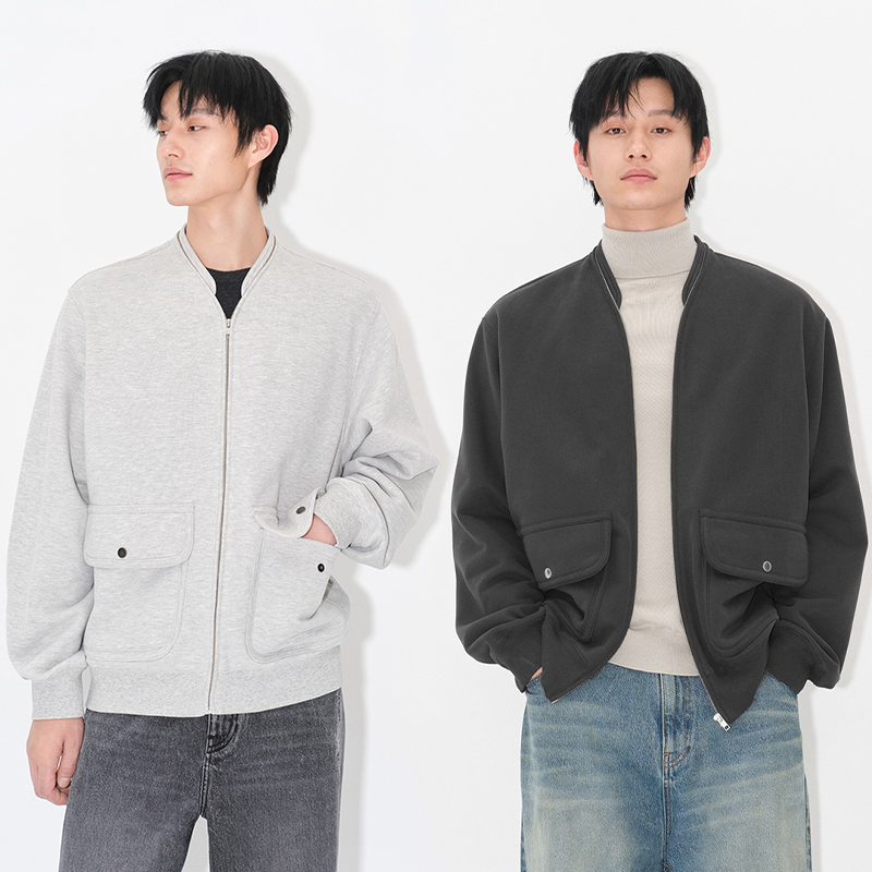 UNICAHOMME休闲棉质开衫卫衣