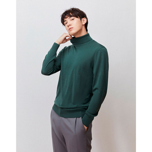 UNICAHOMME120s高领针织衫