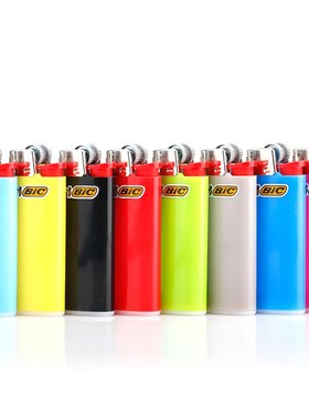 法国原装进口Bicj5J3比克打火机一次性齿轮火石砂轮式迷你小号