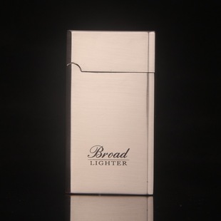 博达朗声可充气打火机 防风个性创意防风超薄红色火焰金属送男友