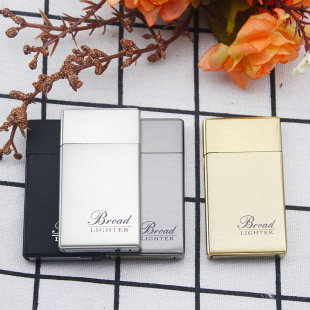 直冲新款防风打火机充气个性男士金属创意蓝焰送男友 博达