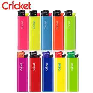 Cricket草蜢原装进口一次性打火机砂轮式火石男士气体火机白色