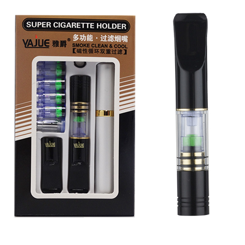 雅爵YJ-036烟嘴 滤芯型 循环过滤换芯型烟嘴 爵友烟嘴
