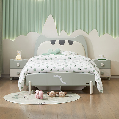 全友家居 门店同款 未来派 860603 1.2 1.5米儿童床新款 三门衣柜