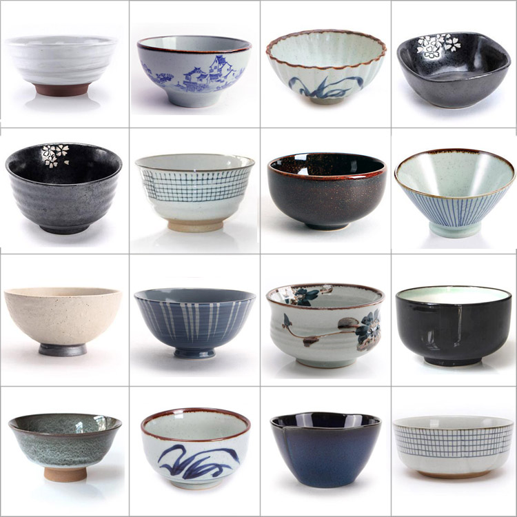 三分烧日韩式陶瓷米饭碗和风酒店餐厅料理4寸5寸咖啡厅面碗汤碗