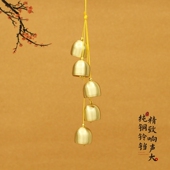 简约风纯铜铃铛 饰 圣诞民宿装 风铃挂饰 手工diy礼物