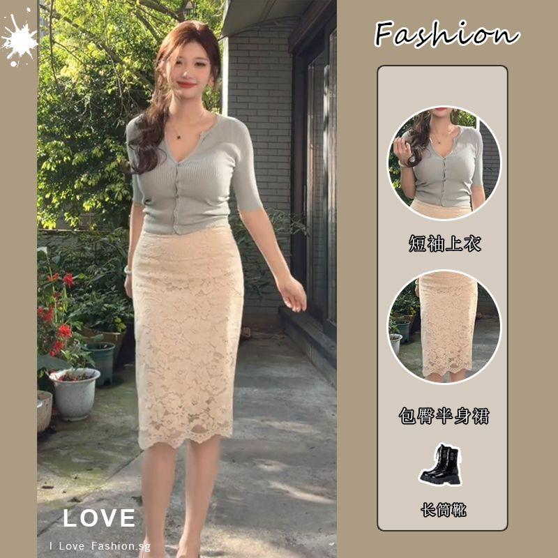 韩系chic温柔风套装女夏20时尚套装
