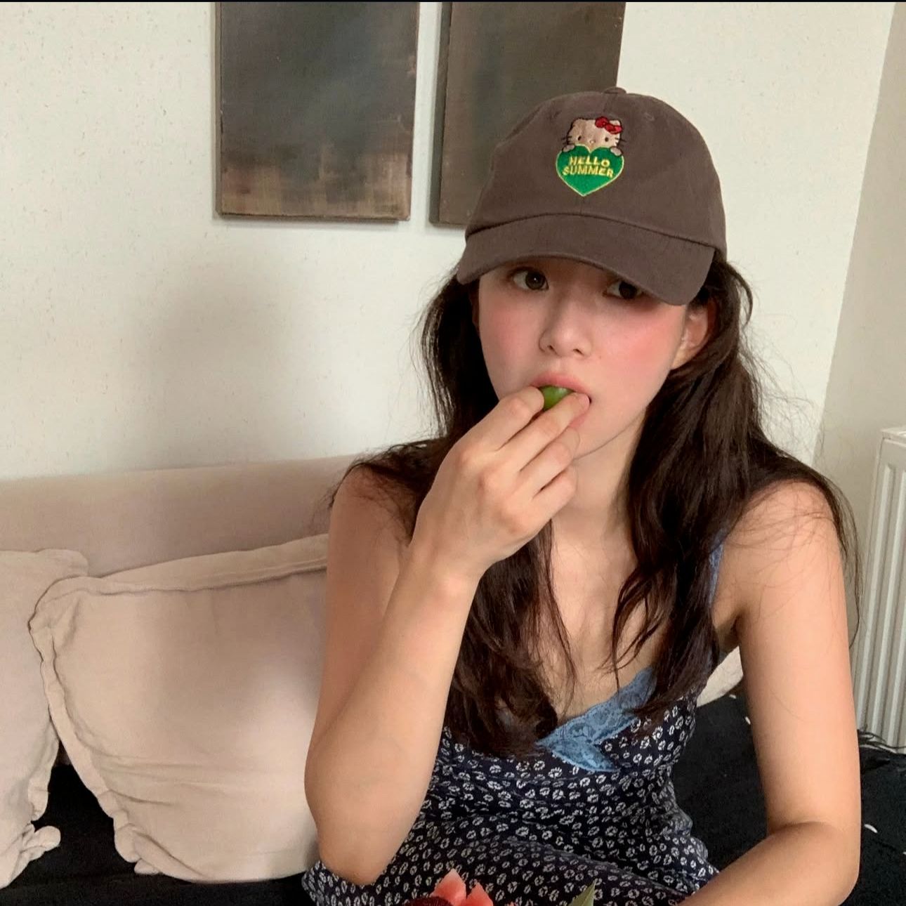fever同款HelloKitty棒球帽可爱刺绣kt帽帽子高品质显脸小棒球帽
