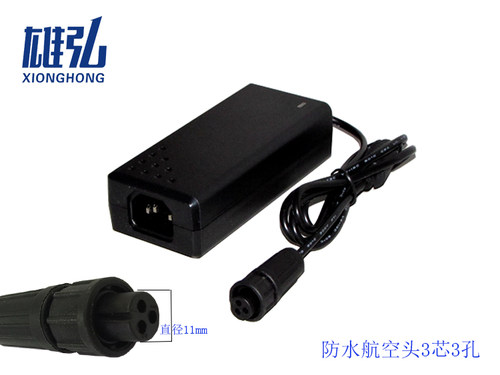 防水航空头12V6A电源适配器12V4A5A7A8A监控光端机12V电源