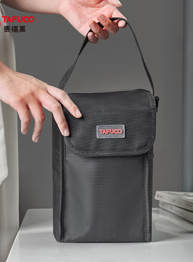 日本泰福高原装保温布包加厚铝箔层保温包多功能手提保温饭盒包包