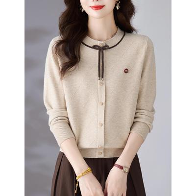 毛衣女秋冬高级感2025新款宽松漂亮内搭可外穿针织打底衫羊毛衫