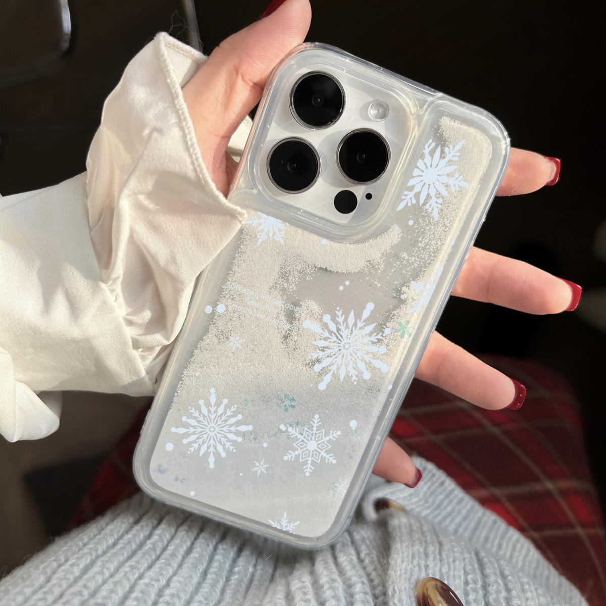 代码少年流沙蓝色雪花适用iph平板电脑保护套/壳