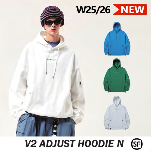 SPECIALGUEST正品W26 V2 ADJUST HOODIE N休闲单板滑雪抓绒帽衫