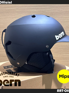 【ART】2526BERN WATTS MIPS滑雪头盔男女双单板装备冬季保暖头盔