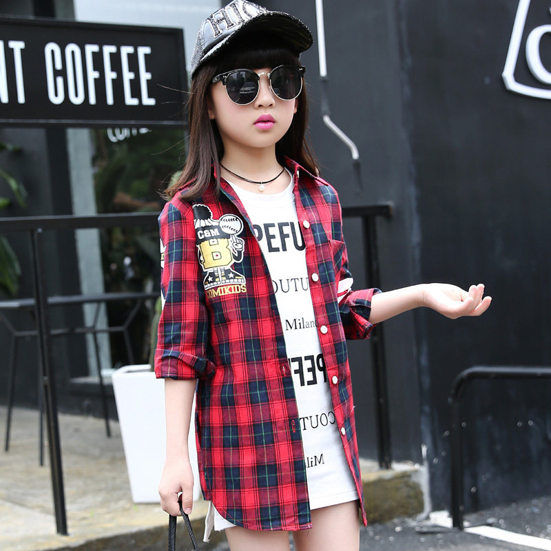 Chemise fille à manche longue - Ref 2086824 Image 3