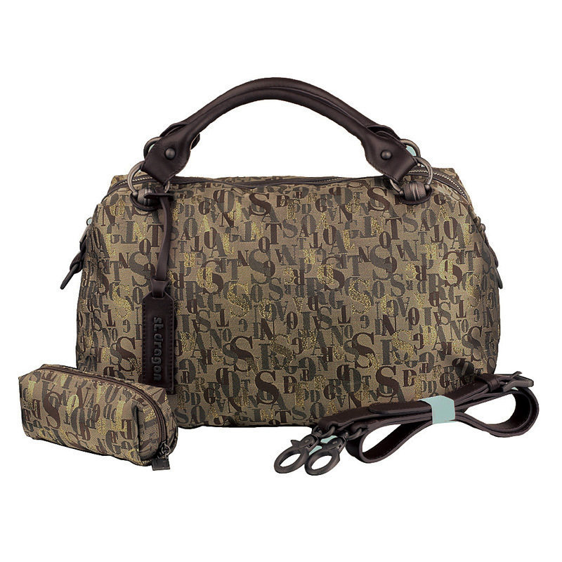 原2698现756意大利真皮圣龙女包 时尚斜挎手提圣龙包st10999-02gl