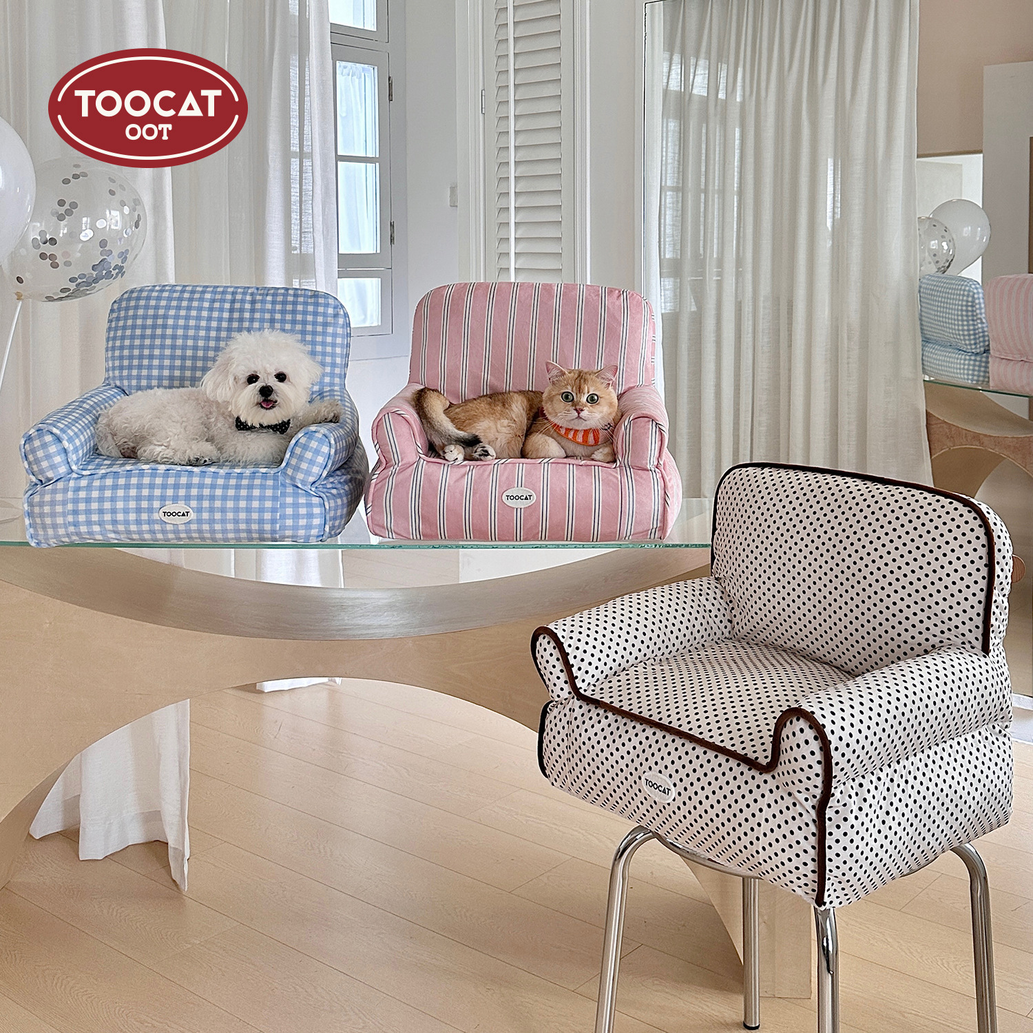 TOOCAT韩系ins保暖绒感宠物沙发