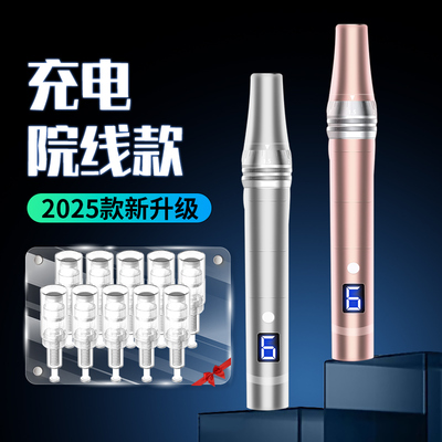 纳米电动微针导入仪器 针头家用脸部美容院mts生发中胚纳米微晶笔