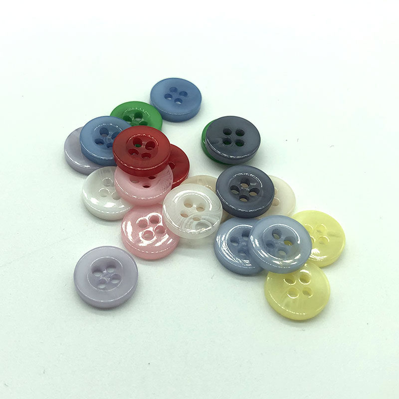 DIY纽扣包邮半透明棒花盒装衬衣