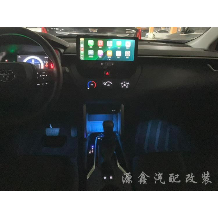 适配丰田卡罗拉锐放脚窝灯22 23 24 25脚底气氛氛围灯车载气氛灯