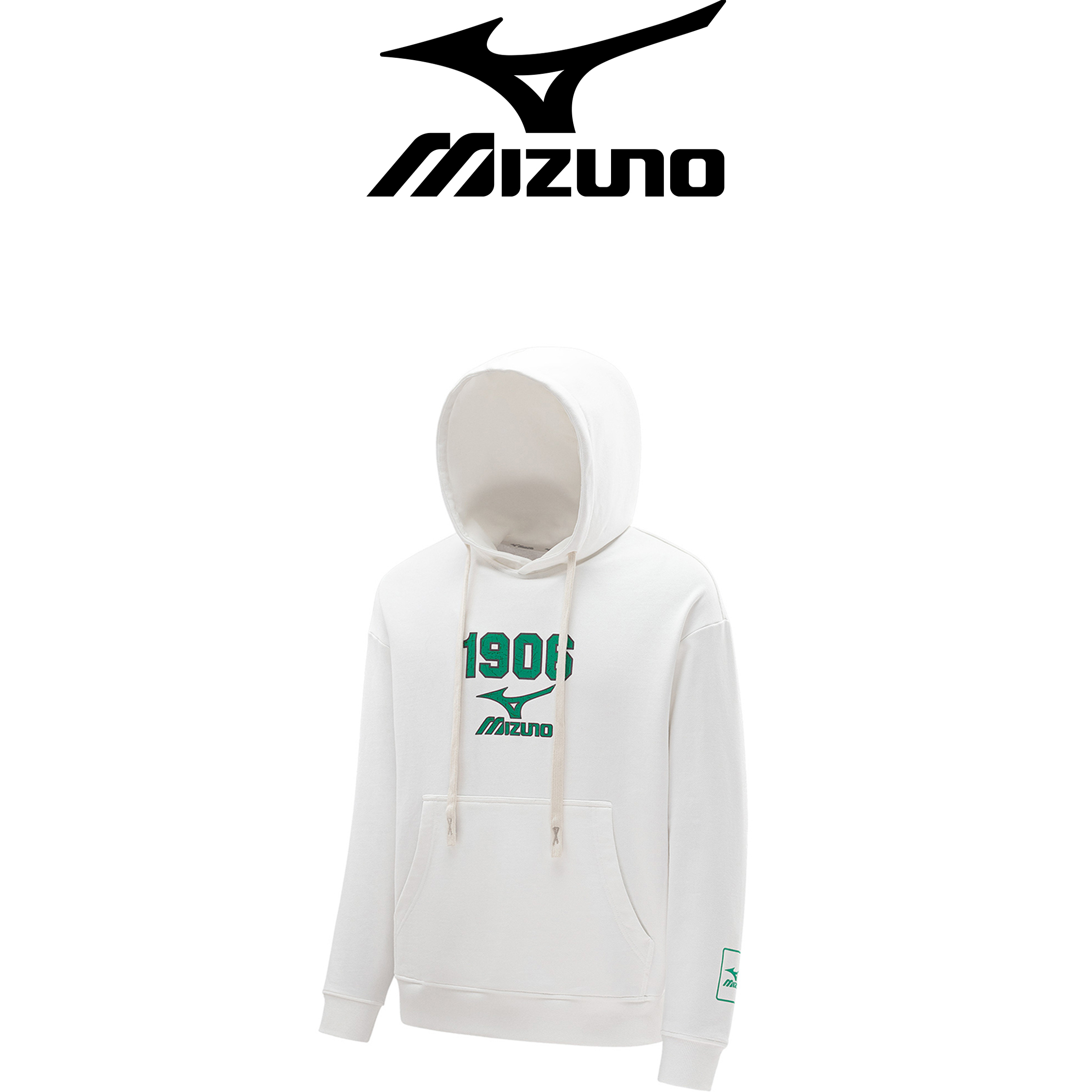 Mizuno美津浓logo印花长袖卫衣