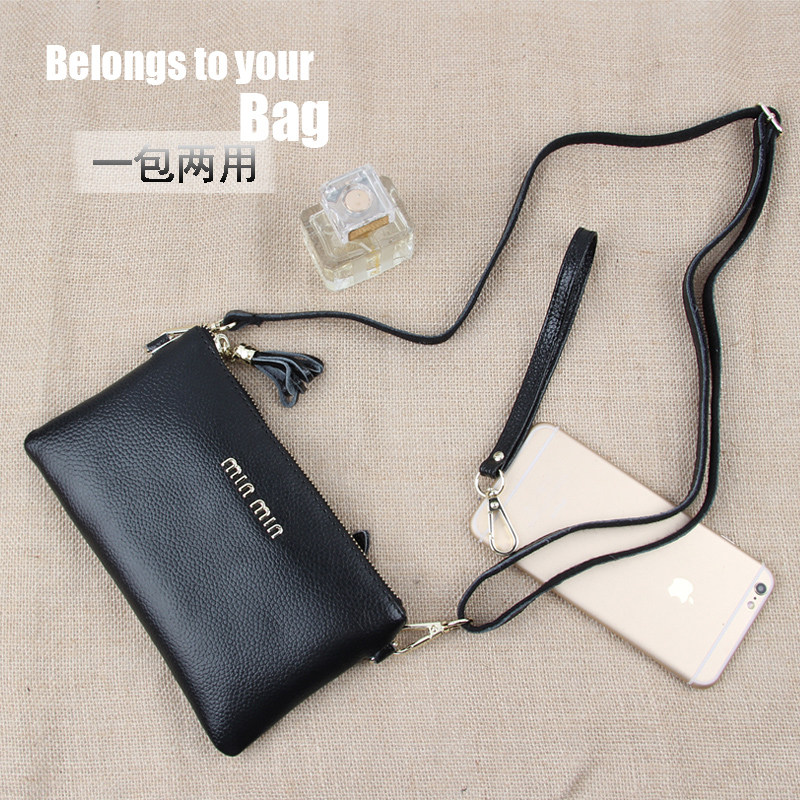 Messenger Little bag Jurchen clutch bag Soft leather One shoulder Mini Pack leisure time cowhide middle age Small change Wave packetin the Leather/Lady bags/Men's bag, Ms. bags  category - from Buy2taobao.com to provide professional Taobao agent buy service