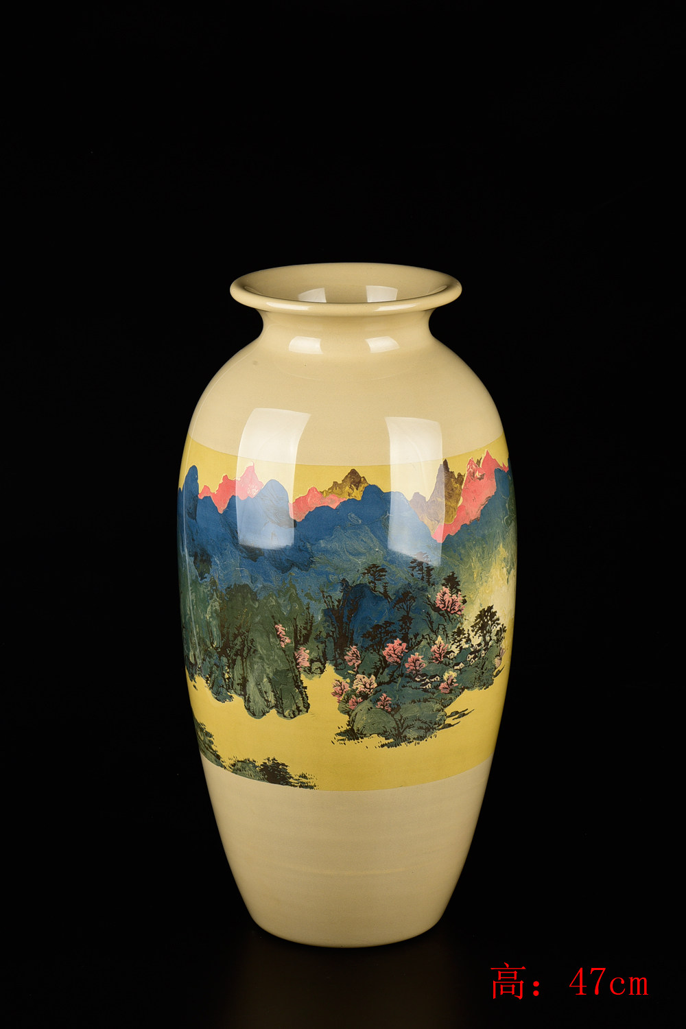 滇南陶韵云南建水紫陶全手工廖建忠山水花瓶茶具非紫砂包邮