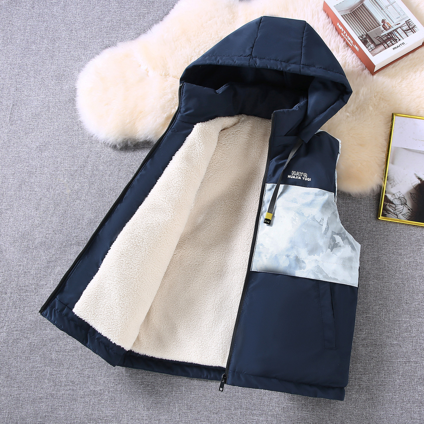 男童马甲秋冬款2025新款儿童加绒加厚坎肩背心外穿洋气保暖外套潮,童装/婴儿装/亲子装,马甲,淘宝优惠券,粉丝福利购,淘宝优惠卷