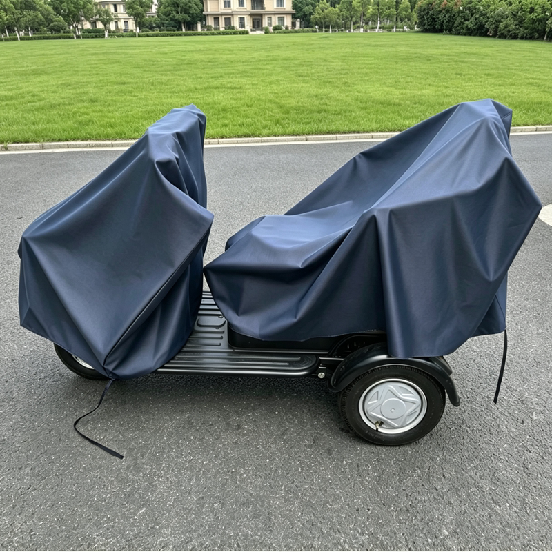 火星马分体休闲三轮车防雨罩加厚