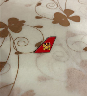 海南航空海航尾翼徽章航空徽章胸章飞行员乘务员制服小包别针徽章