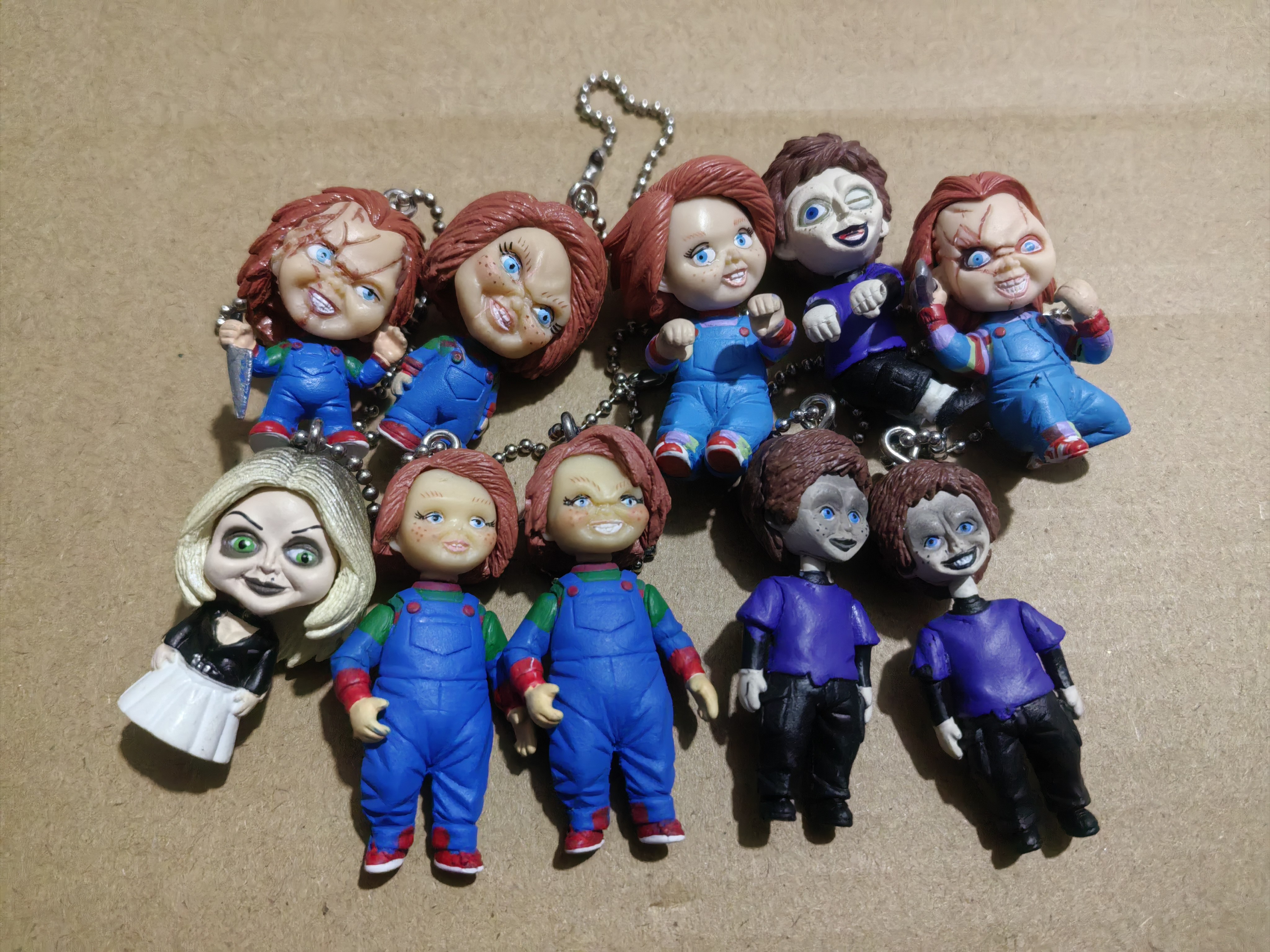 正版散货鬼娃恰吉娃娃挂件钥匙扣外套回魂Chucky万圣节