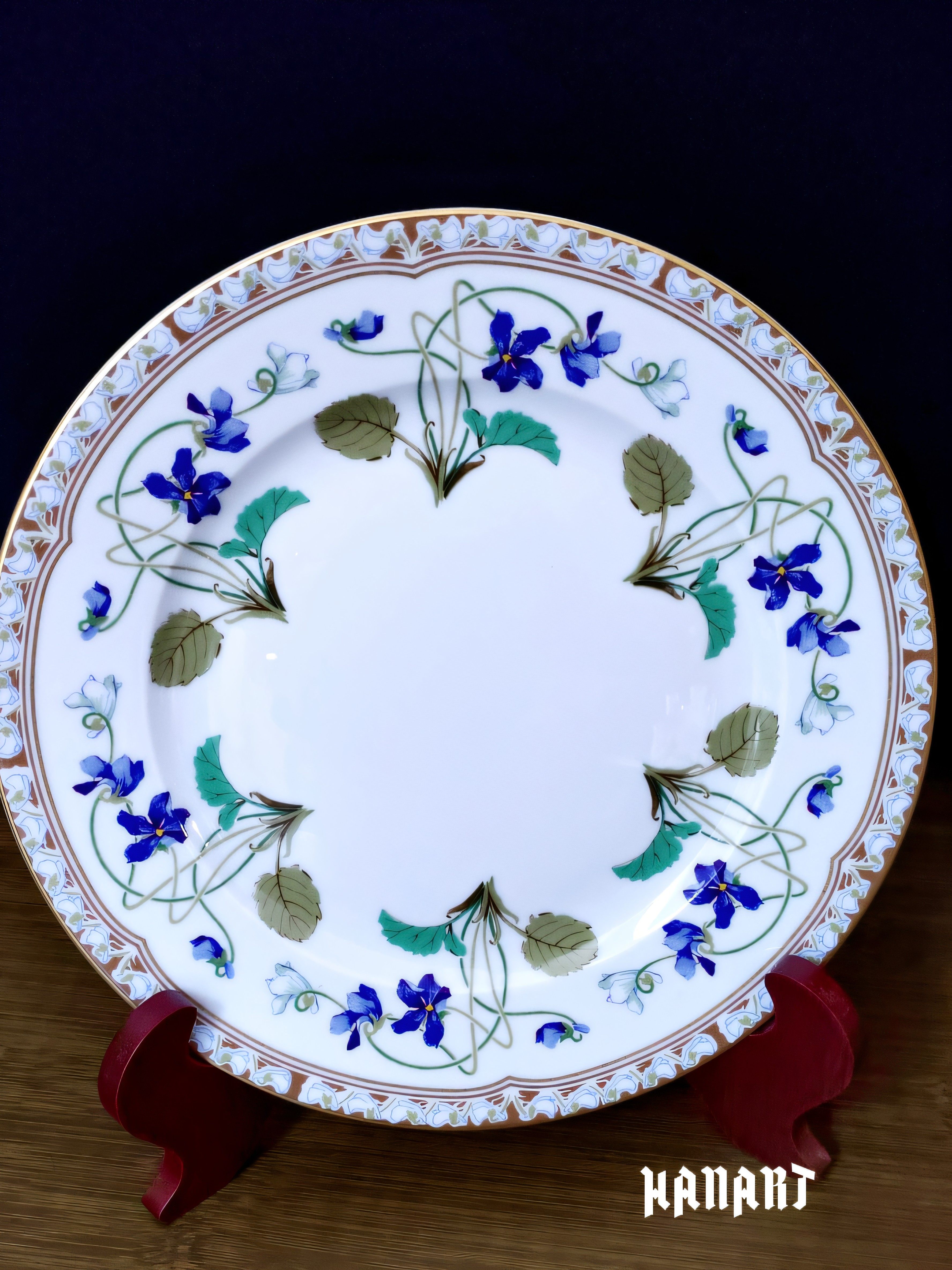 22厘米餐盘果盘HAVILANDLIMOGES