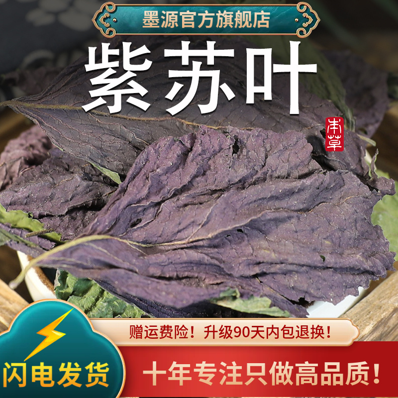 紫苏叶新鲜干货手工拣选中药材