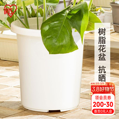 海蒂的花园爱丽思TILT素雅简约树脂塑料花盆月季绣球种植盆深型盆