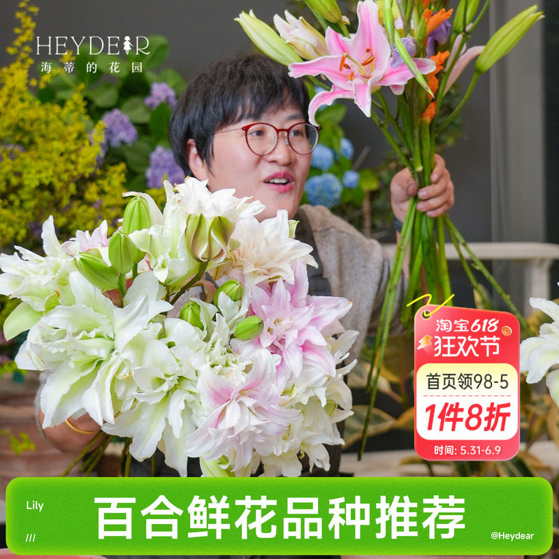 海蒂的花园成都总店 春百合种球鲜切花品种重瓣球根庭院盆栽地栽