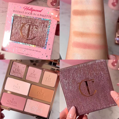 预*定 2025年圣诞限定CT Charlotte Tilbury面部综合盘 口红唇釉