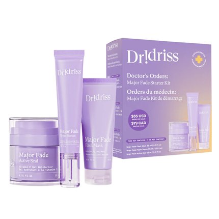 预*定 美国Dr Idriss Major Fade Dark Spot 面膜护肤套装15mlx3