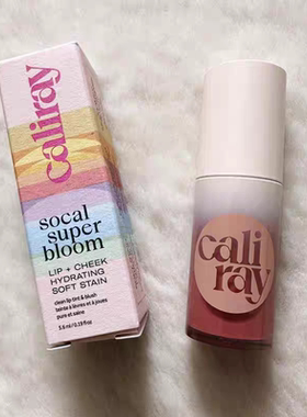 预*定 小众Caliray唇颊两用液腮红蜜染唇露Socal Superbloom